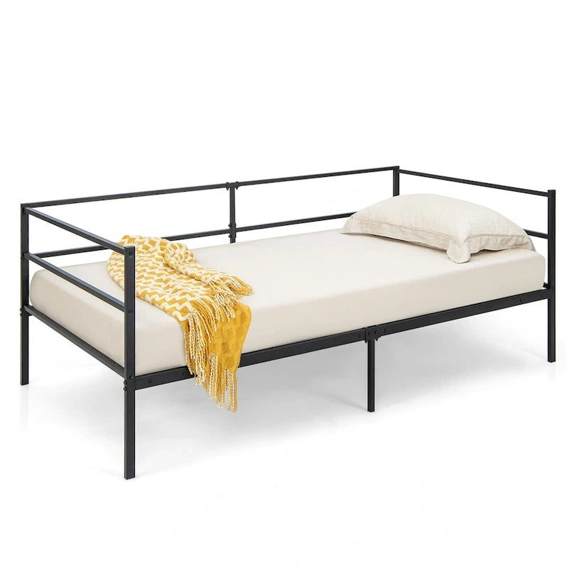 Twin Metal Daybed Frame – Dual-Use Platform Sofa Bed
