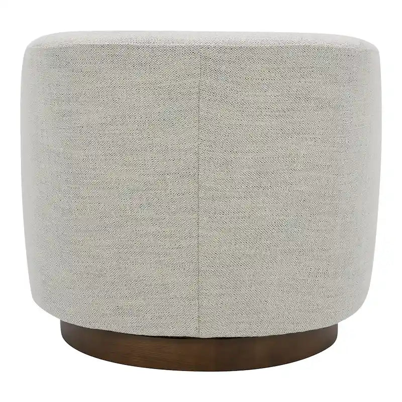 Aurelle Home Modern Upholsted Swivel Barrel Chair