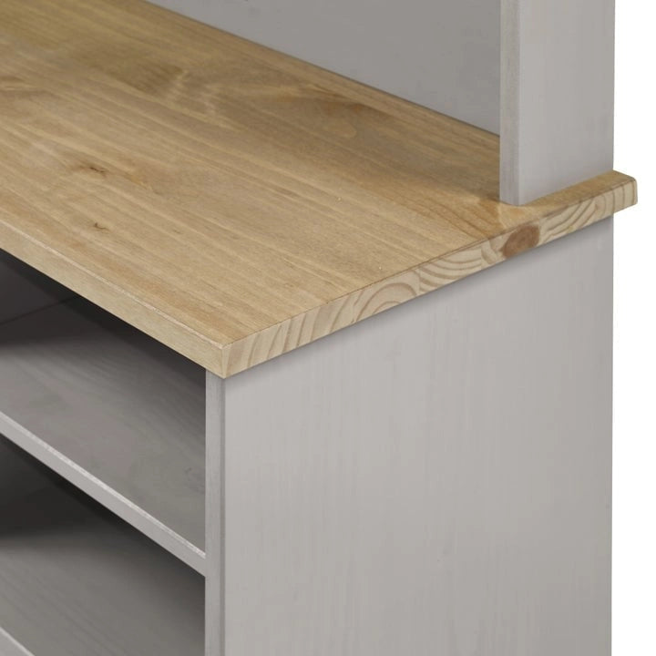 Wood Hall Tree – Gray Wash