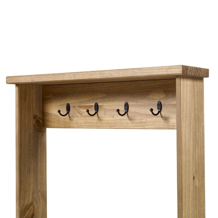 Wood Hall Tree – Gray Wash