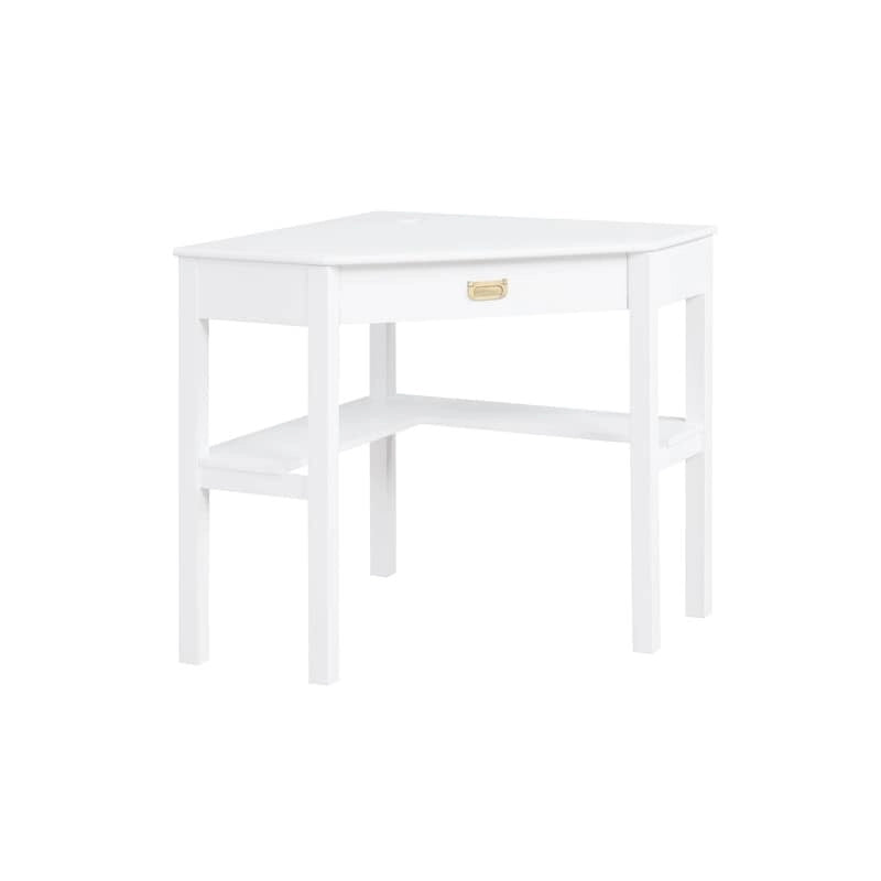 Corner Classic Writing Desk with Storage