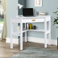 Corner Classic Writing Desk with Storage