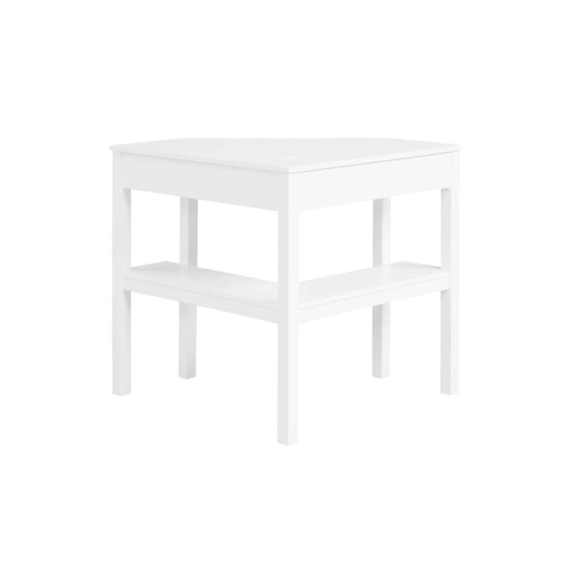 Corner Classic Writing Desk with Storage