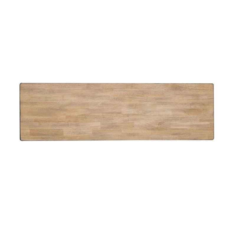 Gray and Sandstone Backless Bench
