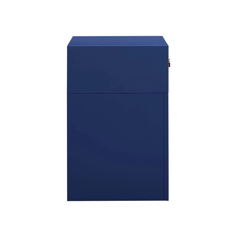 Wood & Rattan Nightstand