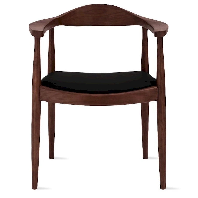 Solid Oak Wood Arm Chair