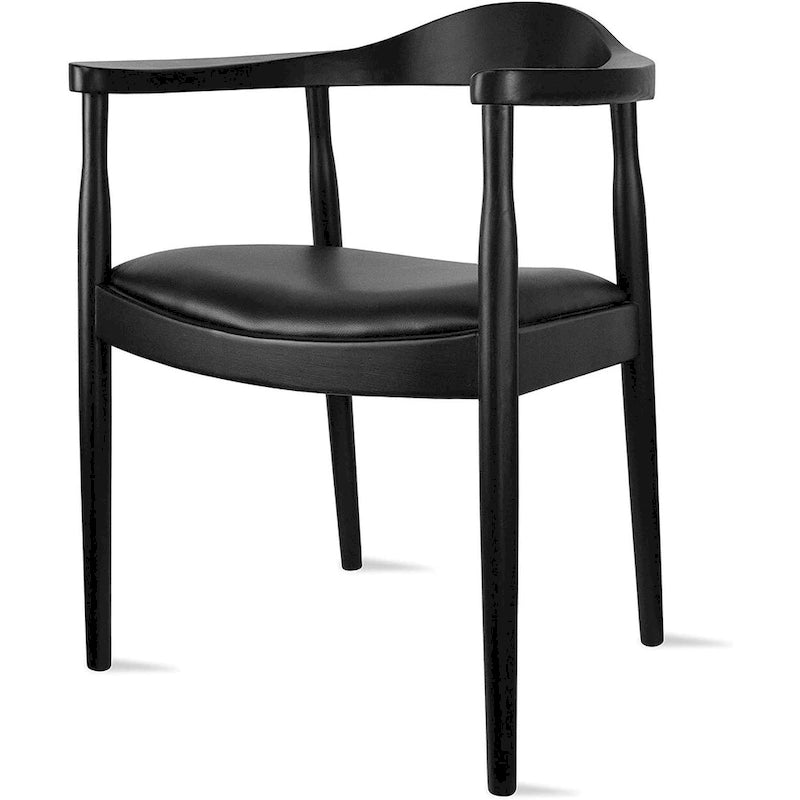 Solid Oak Wood Arm Chair