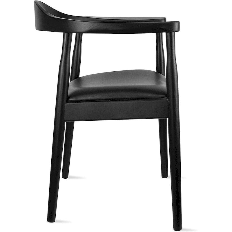 Solid Oak Wood Arm Chair