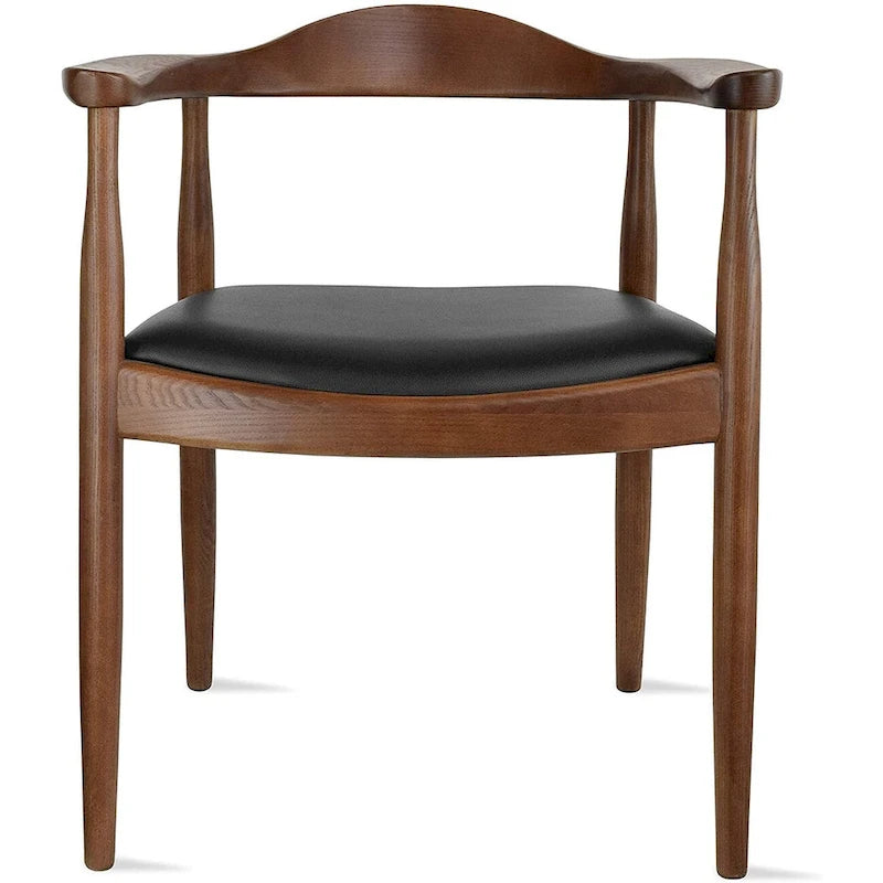 Solid Oak Wood Arm Chair