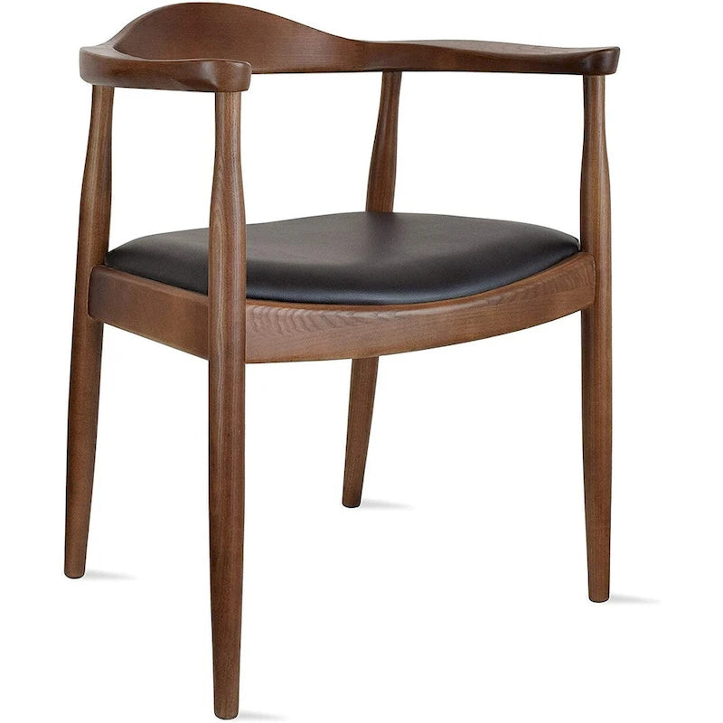 Solid Oak Wood Arm Chair
