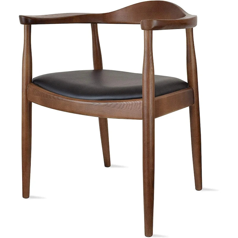 Solid Oak Wood Arm Chair