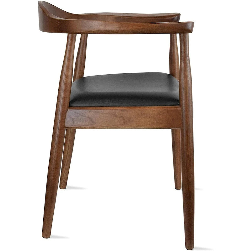 Solid Oak Wood Arm Chair