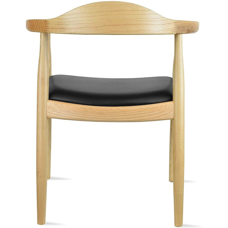 Solid Oak Wood Arm Chair