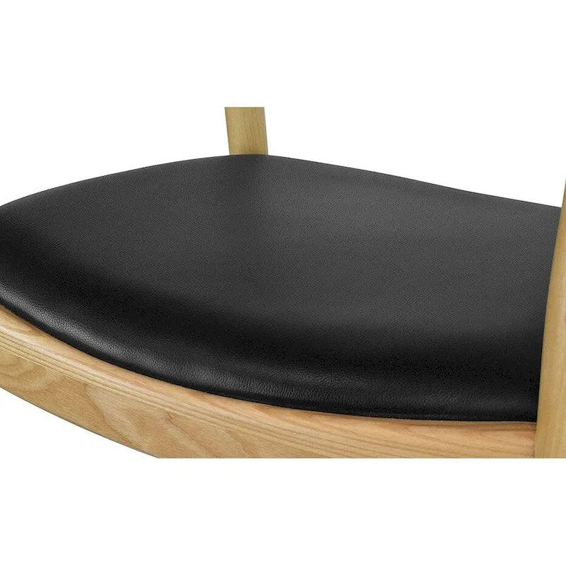 Solid Oak Wood Arm Chair
