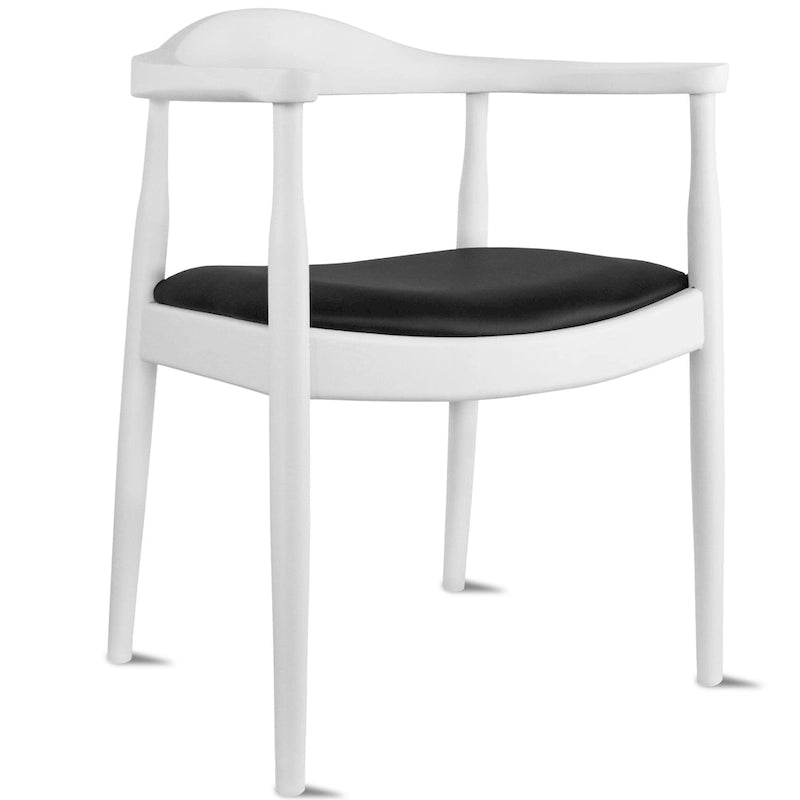 Solid Oak Wood Arm Chair