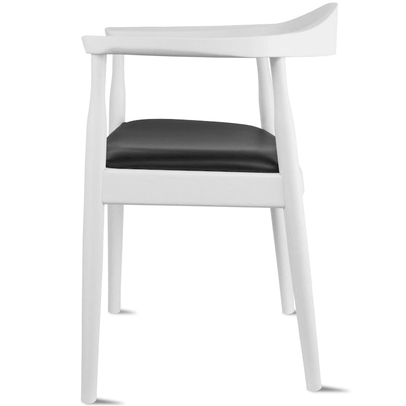 Solid Oak Wood Arm Chair
