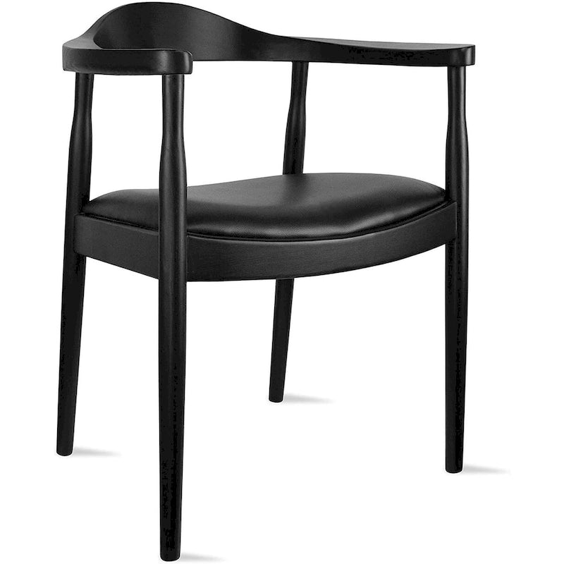 Solid Oak Wood Arm Chair