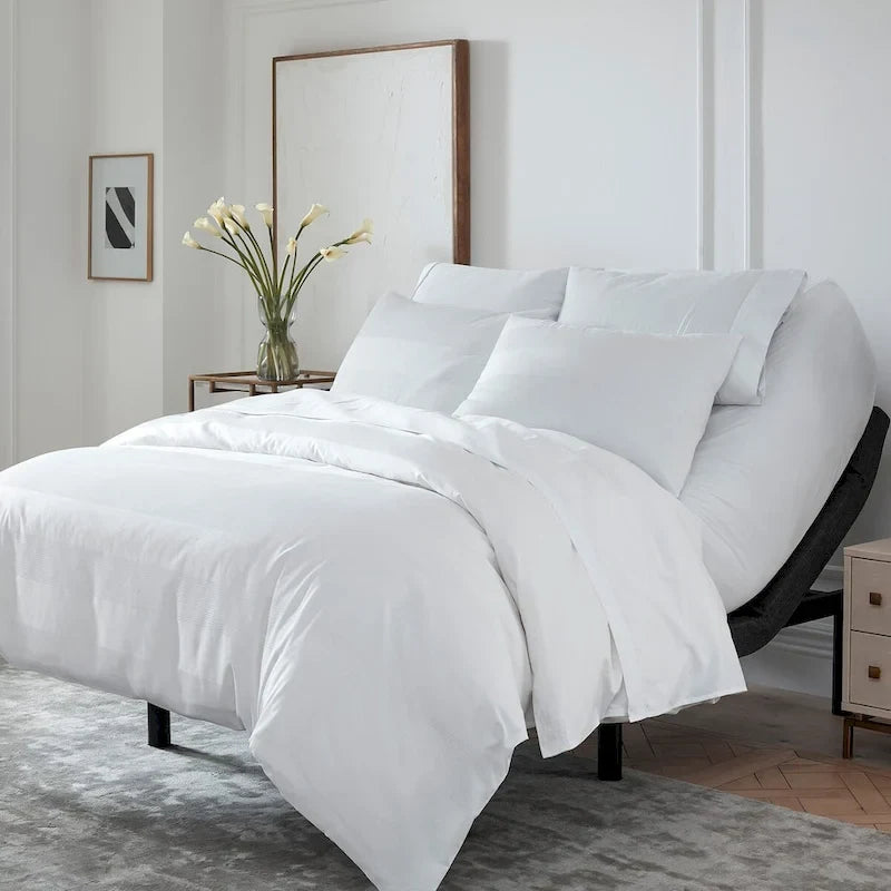 Adjustable Massaging Bed Frame Base with Wireless Remote