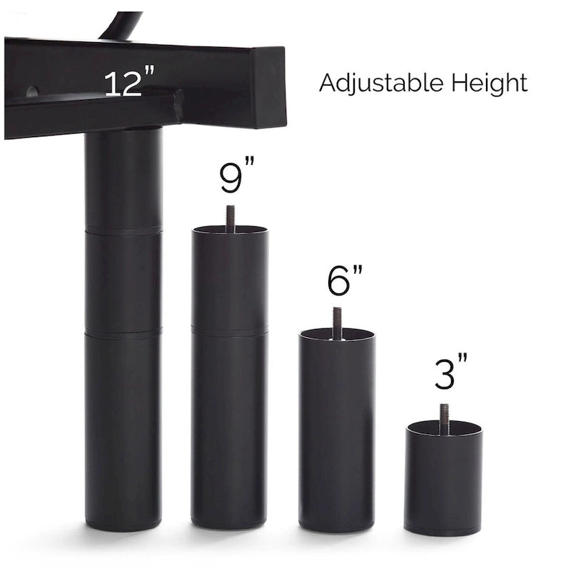Adjustable Massaging Bed Frame Base with Wireless Remote
