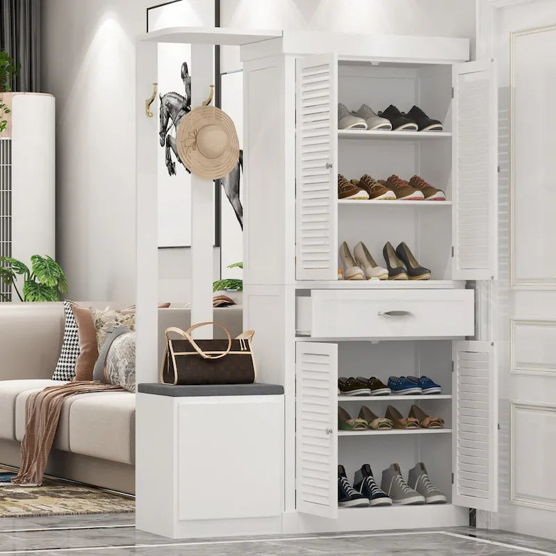 30-Inch Floor Storage Cabinet with Double Doors