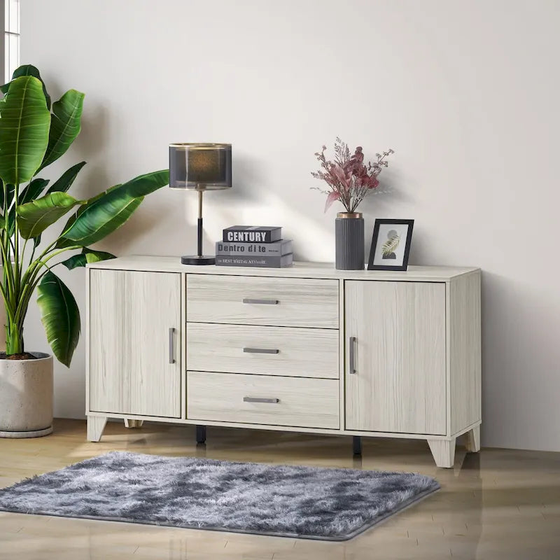 Modern Sideboard with Drawers and Cabinets